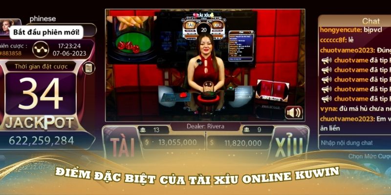 Những điểm đặc biệt của trò chơi tài xỉu online Kuwin